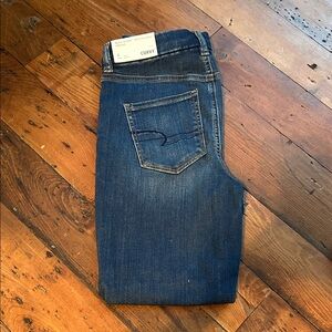 American Eagle Outfitters Dark Blue Skinny Jeans